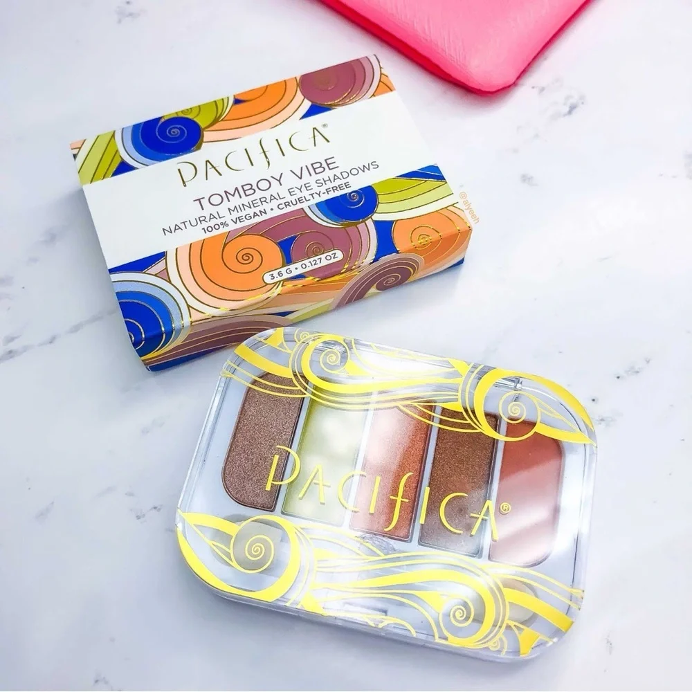 NIB PACIFICA BEAUTY Mineral 5 Eyeshadow Palette Tomboy Vibe